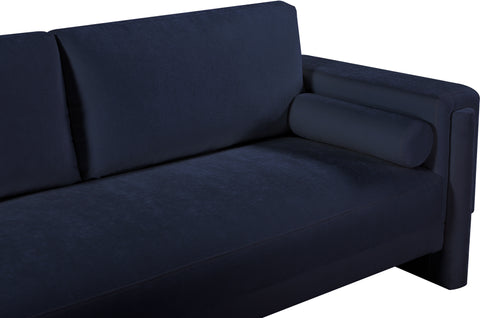 Jones Navy Chenille Fabric Sofa S