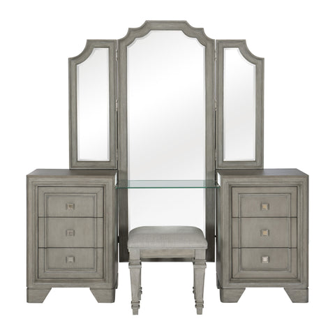 Lyndon (2) Vanity Dresser with Mirror