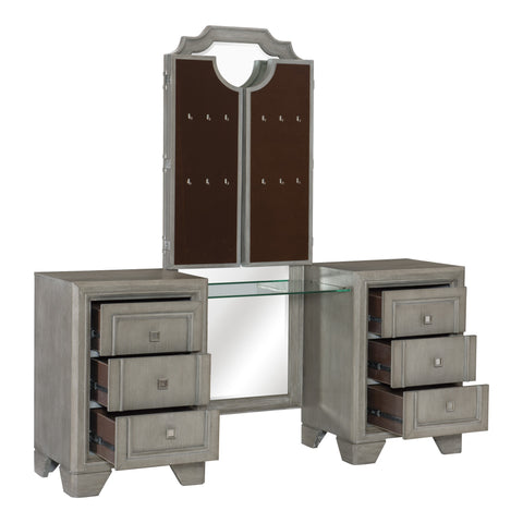 Lyndon (2) Vanity Dresser with Mirror