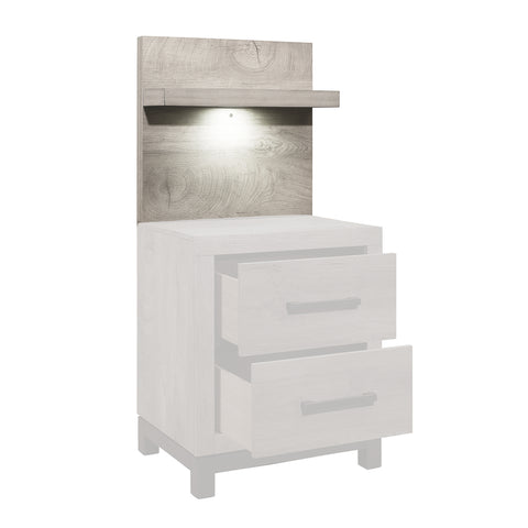 Garren (2) Night Stand with Wall Panel