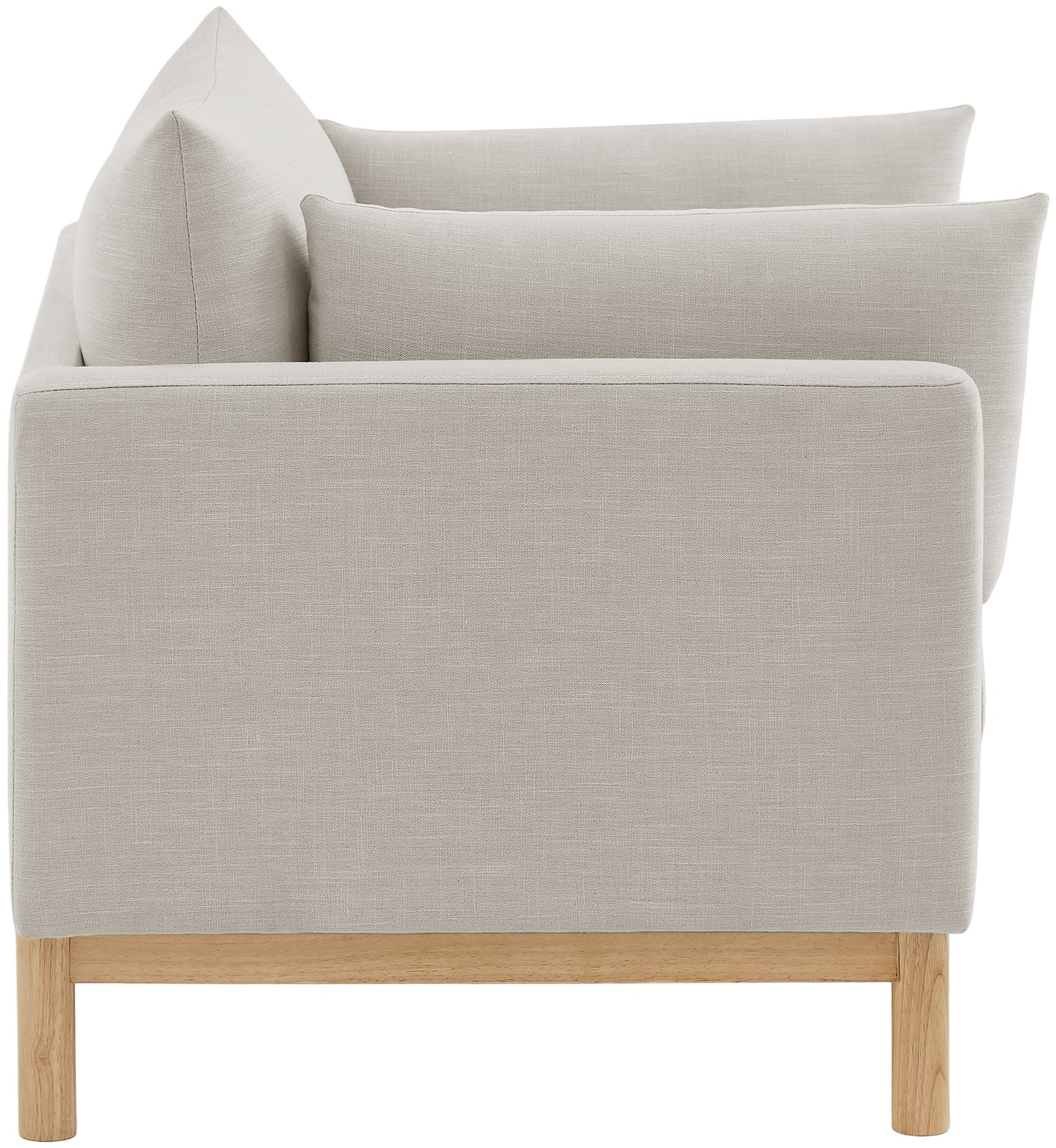 james beige linen textured fabric chair c