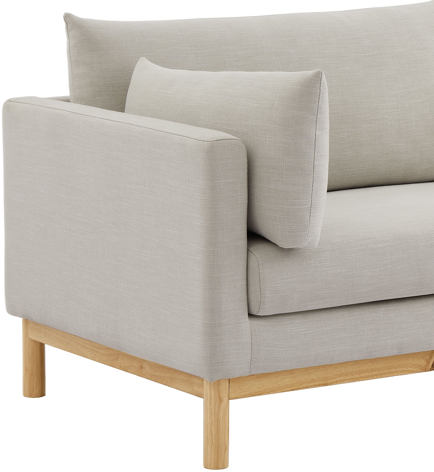 james beige linen textured fabric chair c