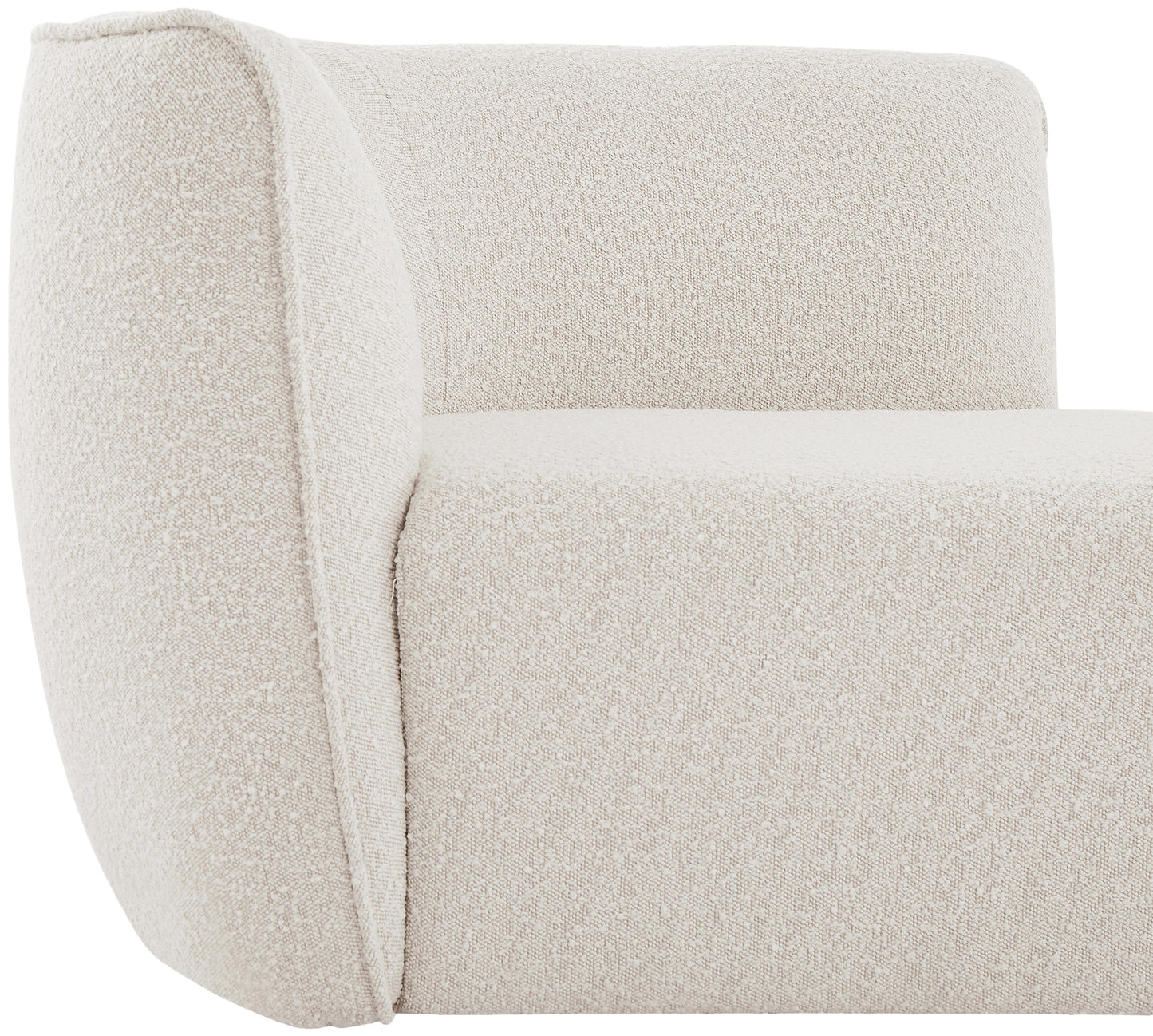 hunter cream fabric chaise cream