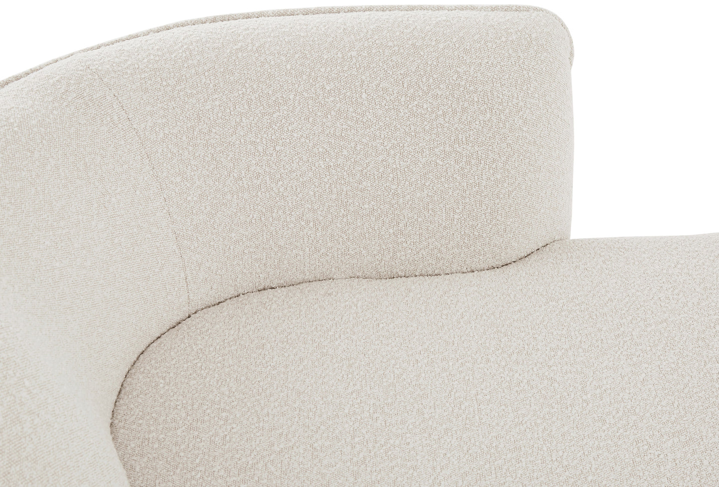 hunter cream fabric chaise cream