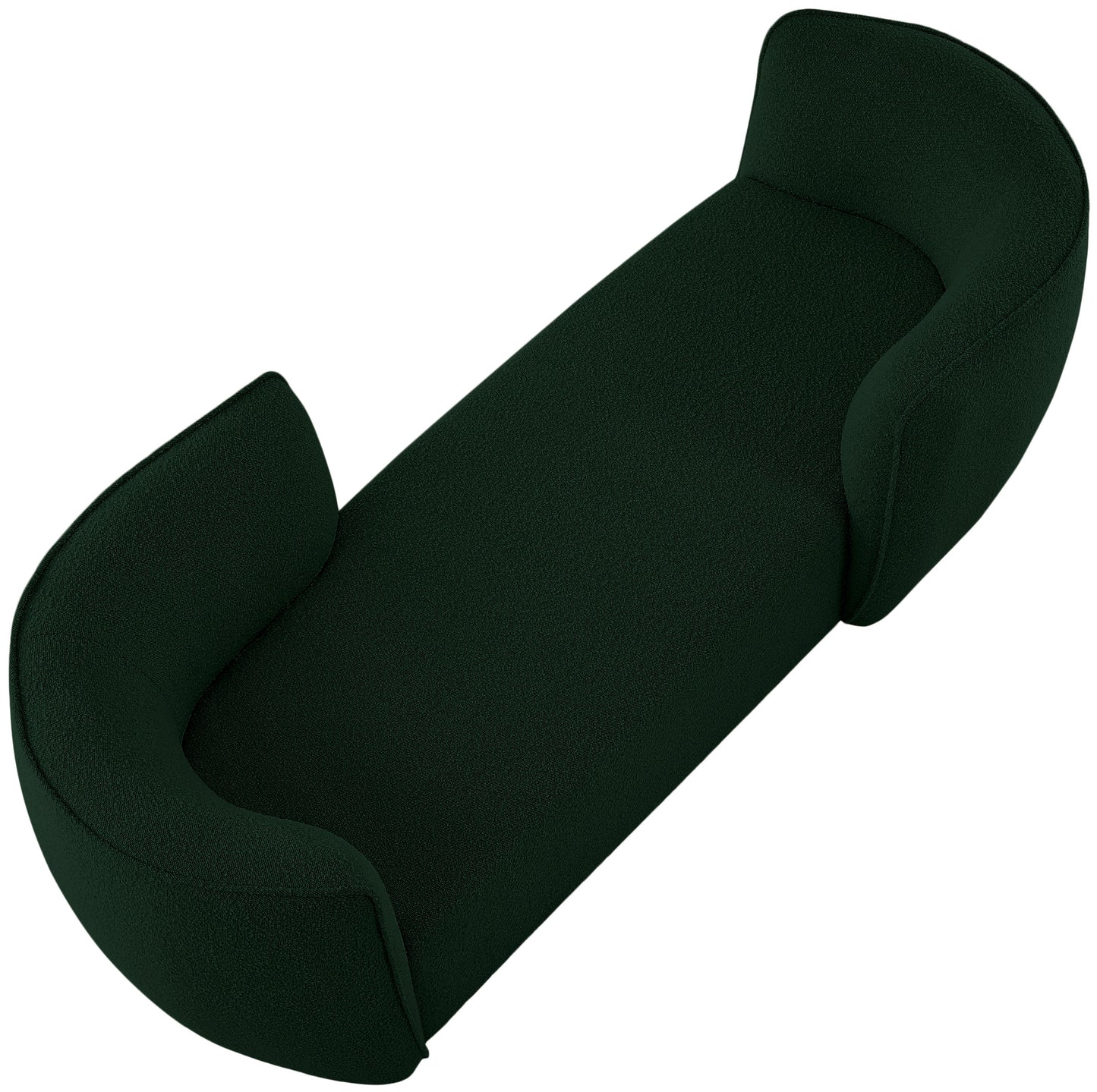 hunter green fabric chaise green