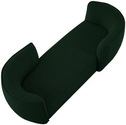 Hunter Green Fabric Chaise Green