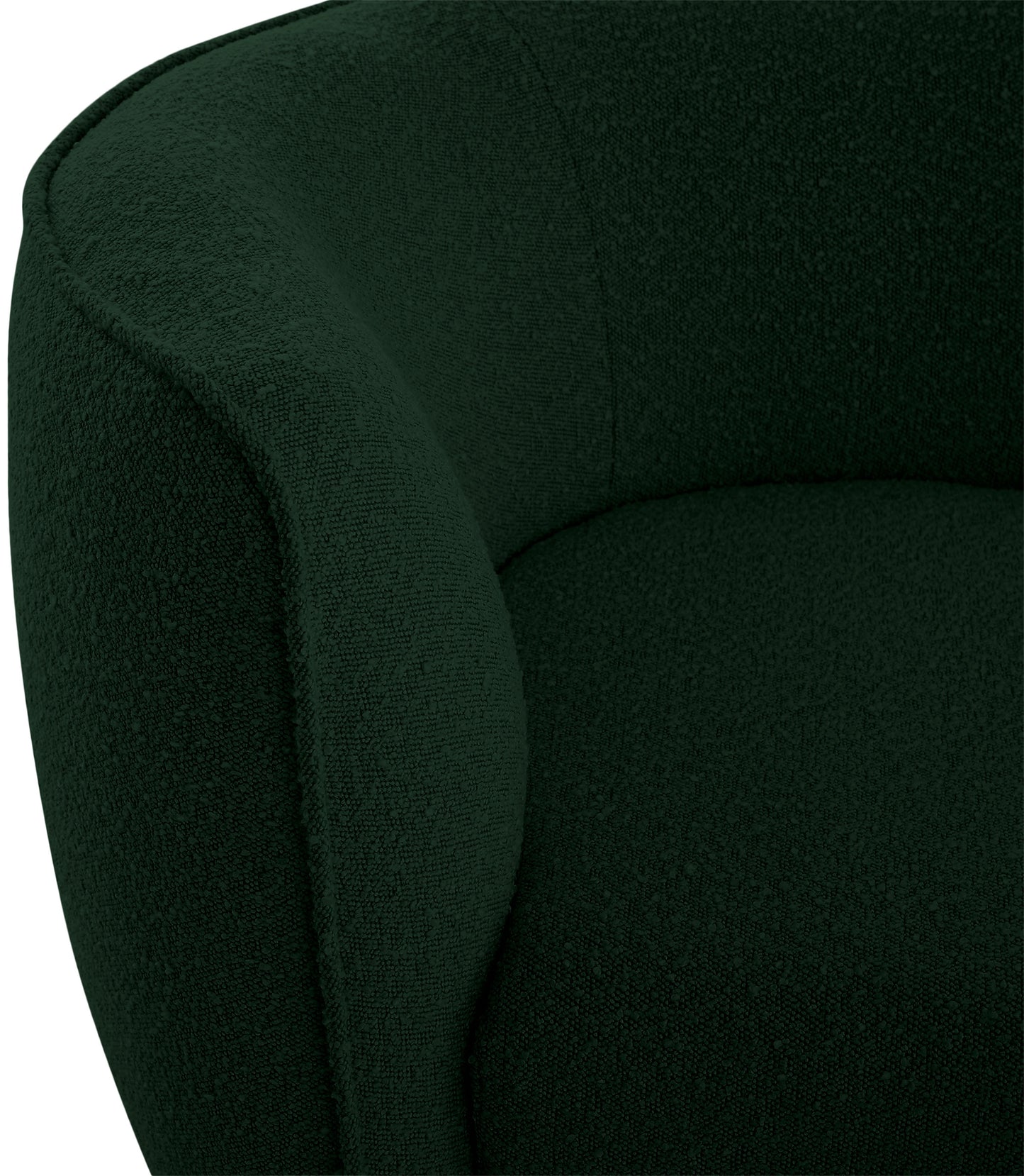 hunter green fabric chaise green