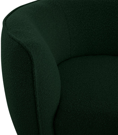 Hunter Green Fabric Chaise Green