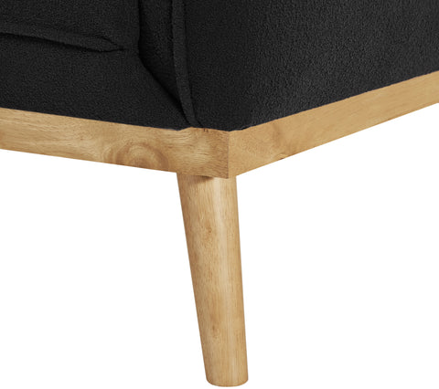 Hugo Black Boucle Fabric Chair C