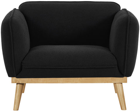 Hugo Black Boucle Fabric Chair C