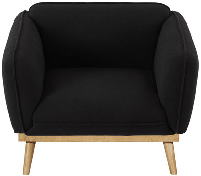 Hugo Black Boucle Fabric Chair C