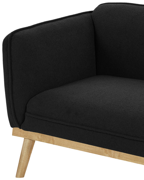 Hugo Black Boucle Fabric Chair C