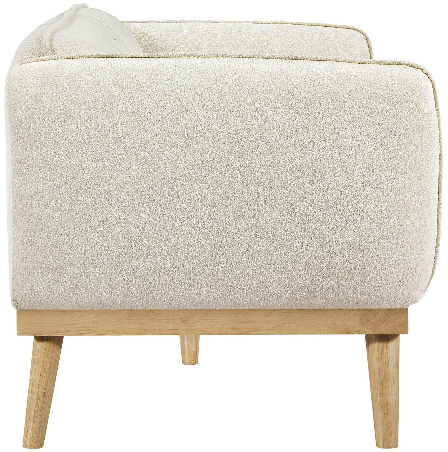 hugo cream boucle fabric sofa s