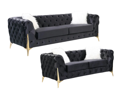 Sabina Black Living Room Collection