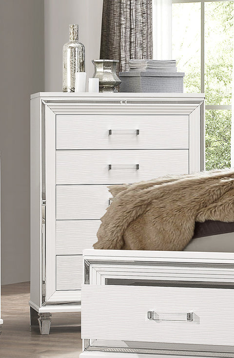 Aliana CHEST, ACRYLIC FRONT LEGS, WHT