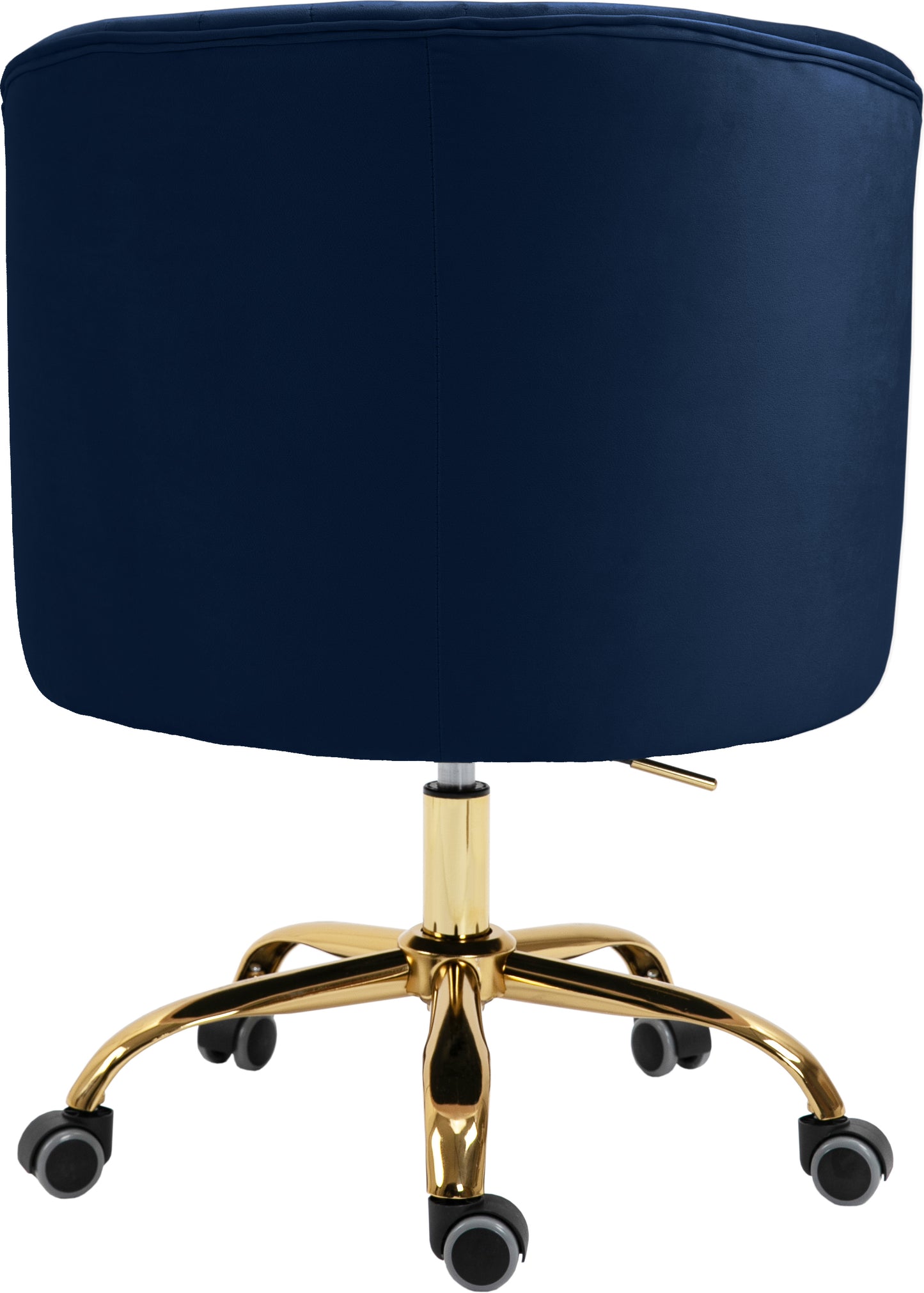 carlin navy velvet office chair