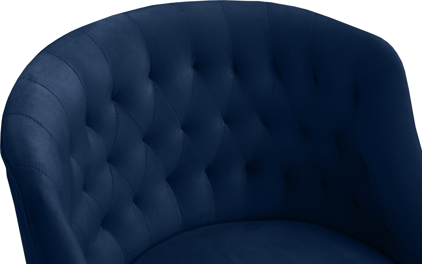 harlie navy velvet office chair navy