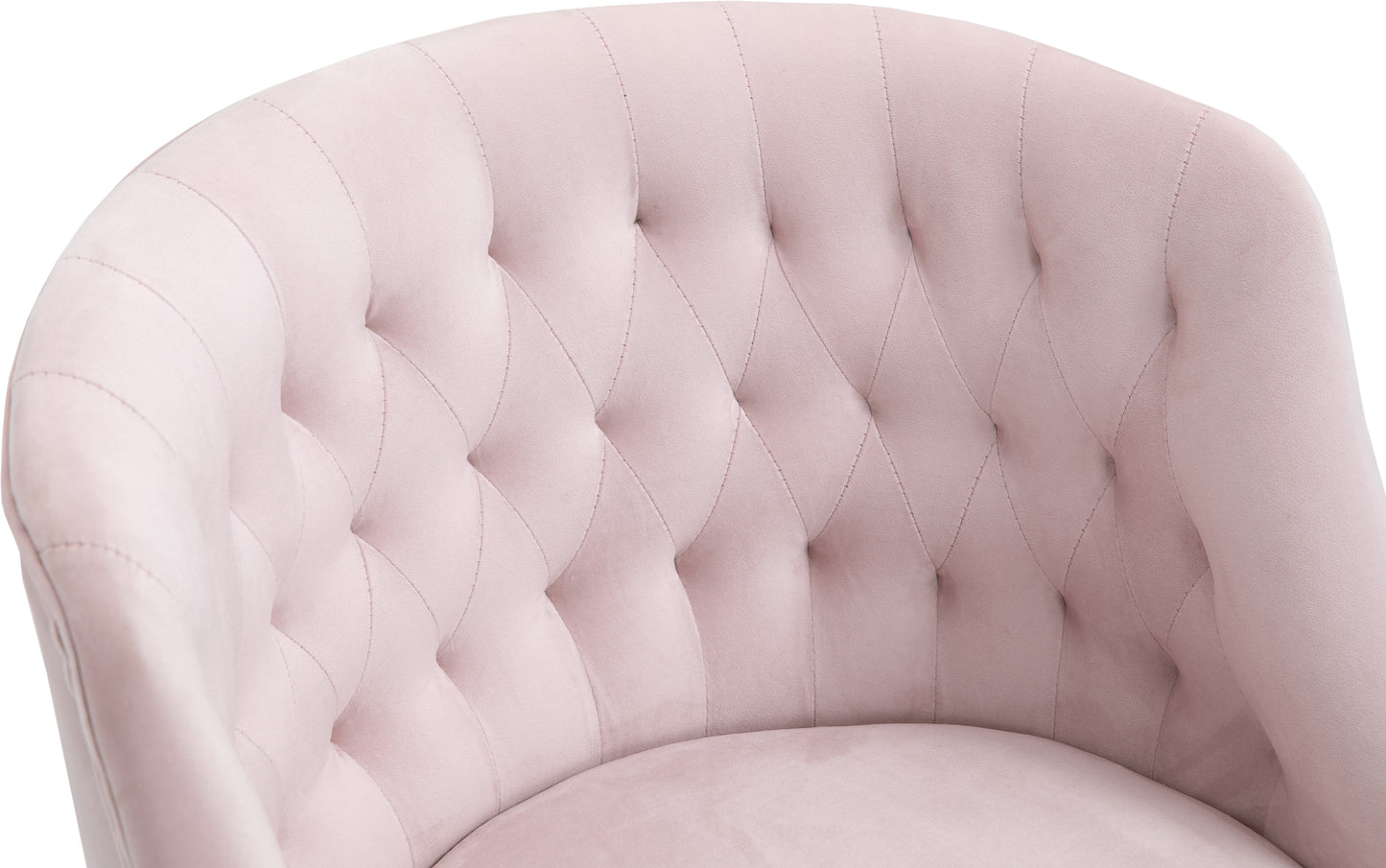 harlie pink velvet office chair pink