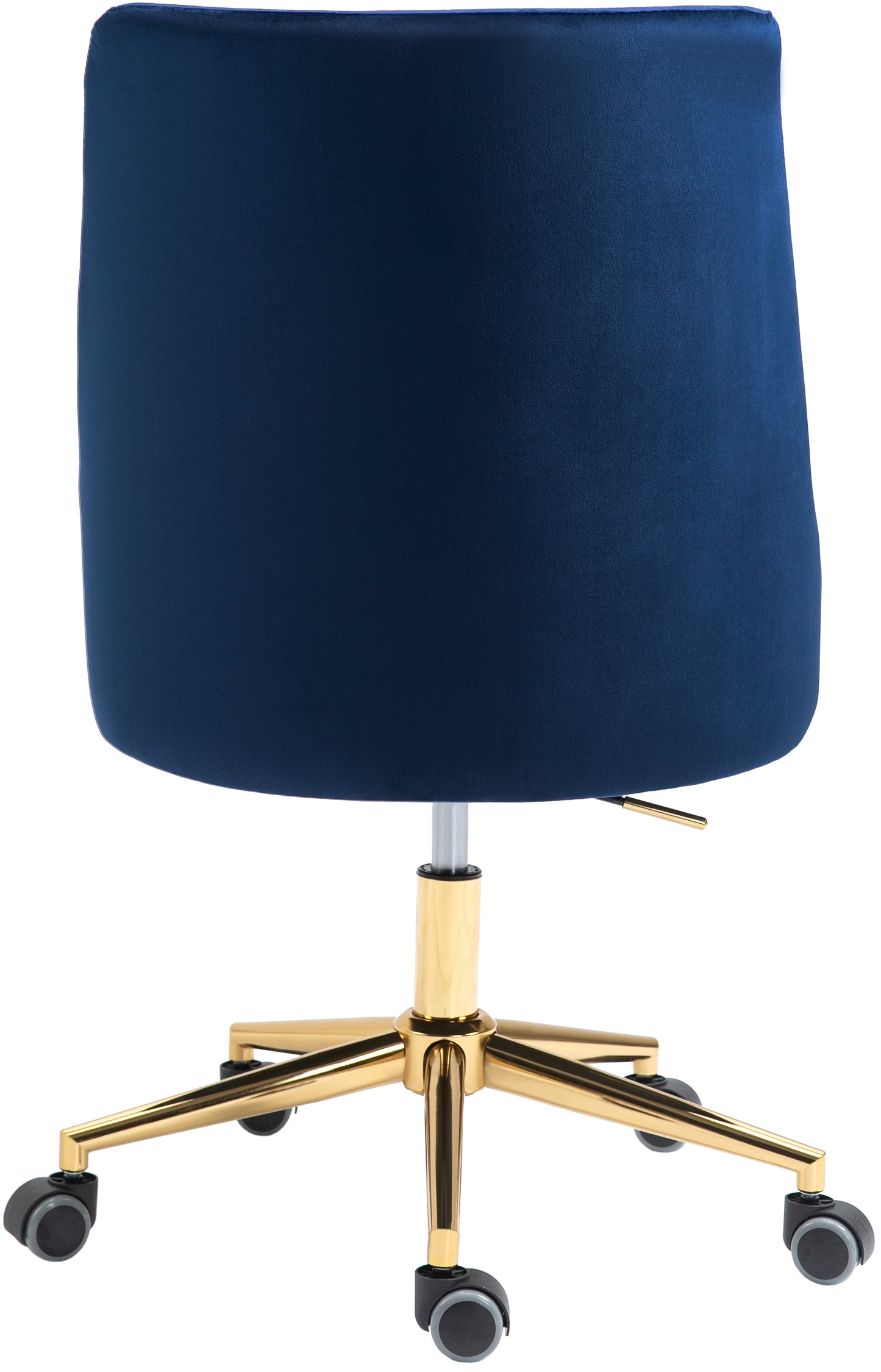 camila navy velvet office chair