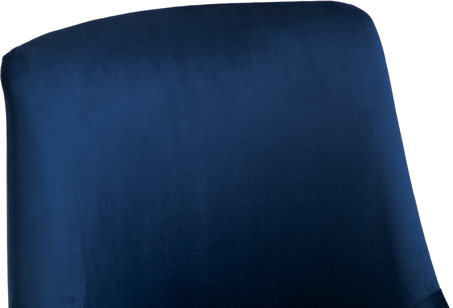 camila navy velvet office chair