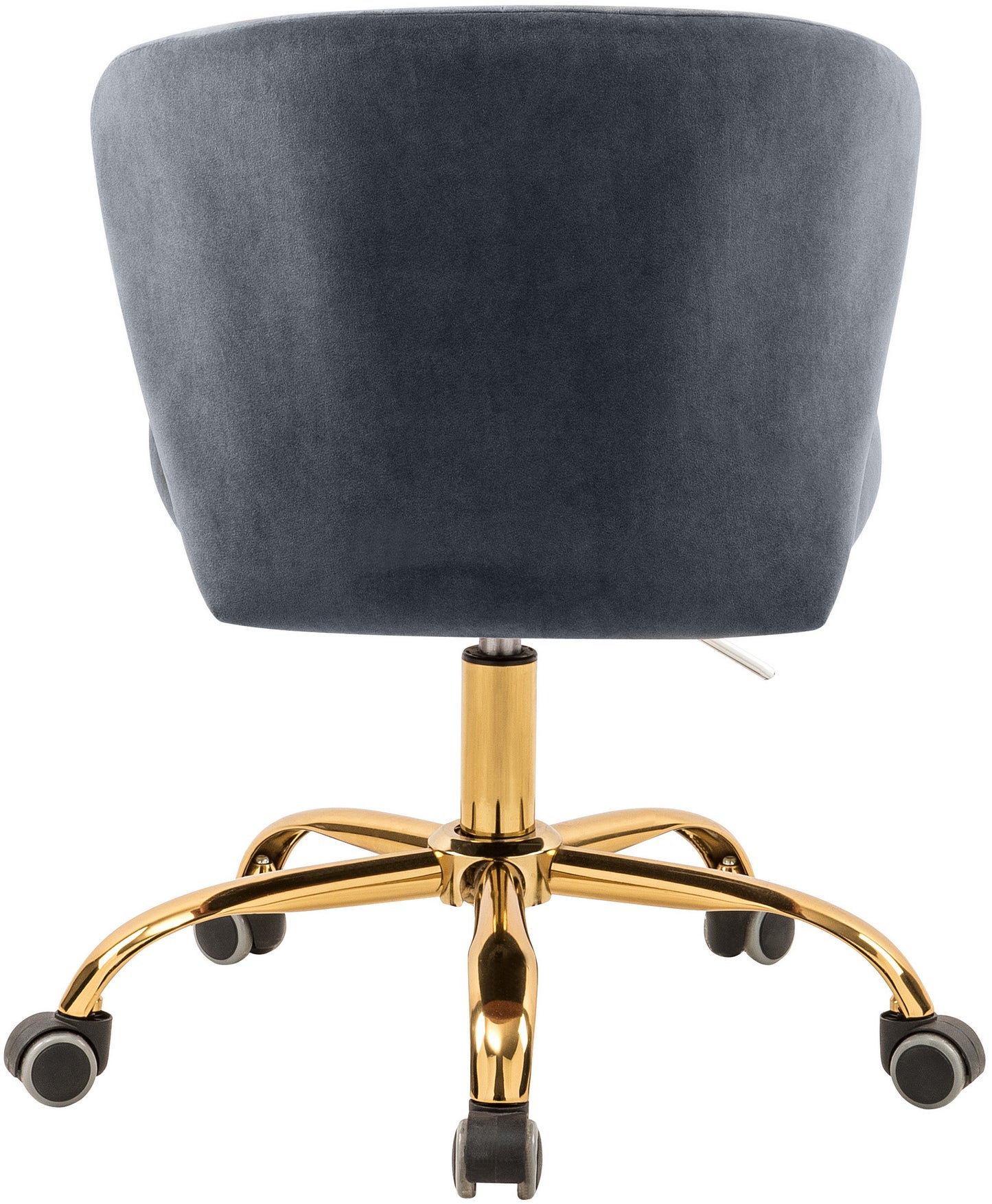 beverly grey velvet office chair