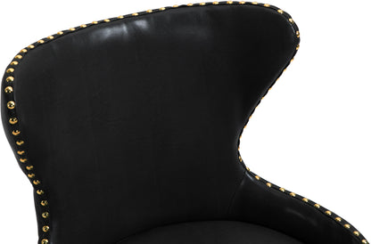 Gallo Black Faux Leather Office Chair Black