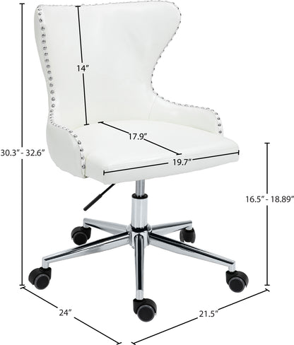 Gallo White Faux Leather Office Chair White