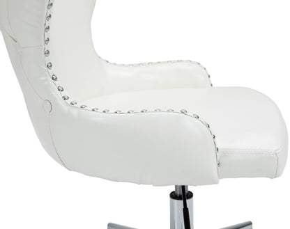 Gallo White Faux Leather Office Chair White