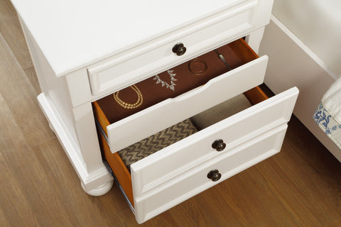 Spivey Night Stand, Hidden Drawer