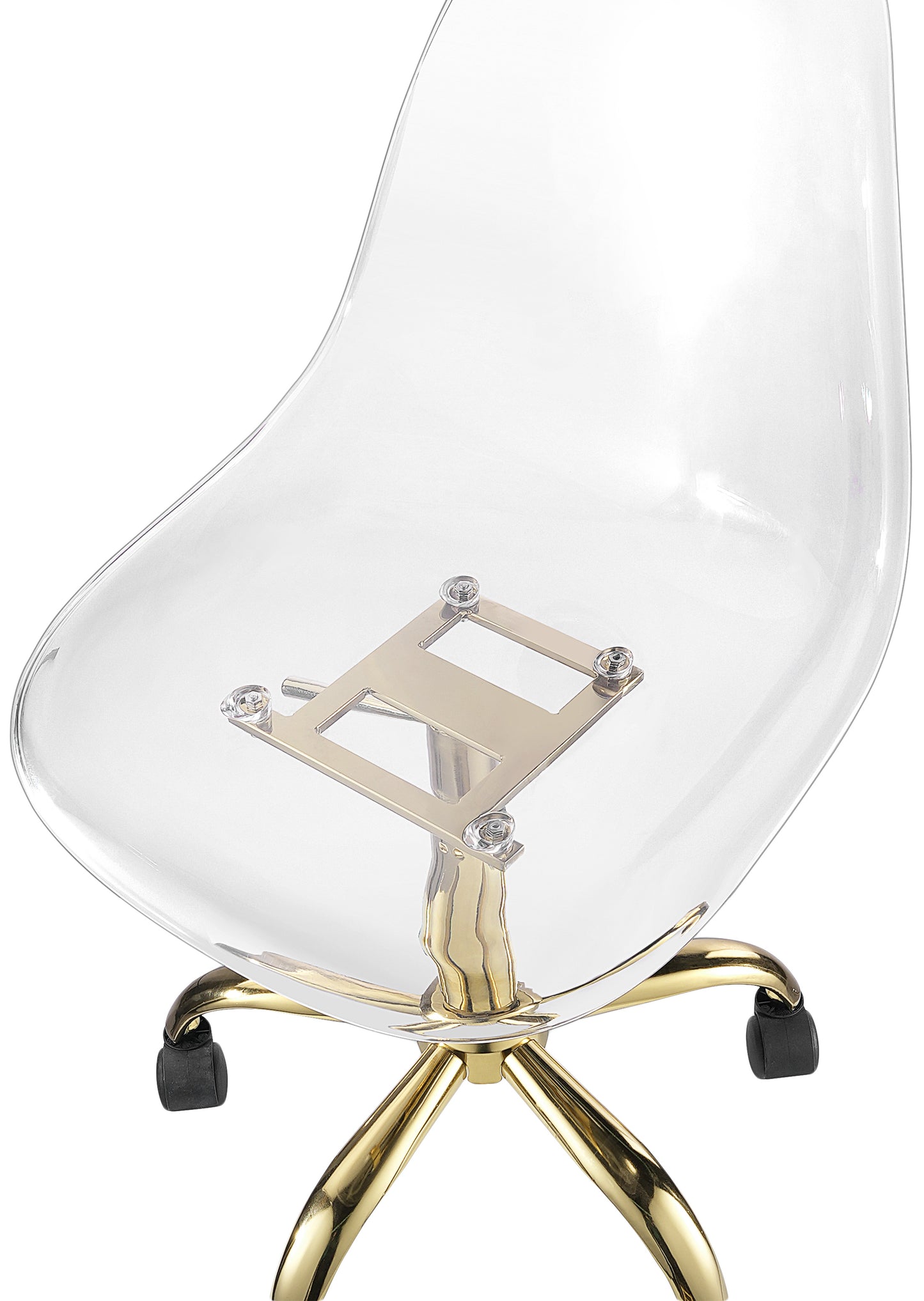 flynn gold office chair gold