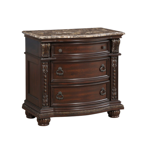 LeGrande Night Stand, Marble Top