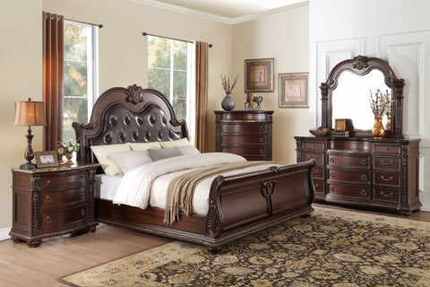 LeGrande (4)Queen Sleigh Bed