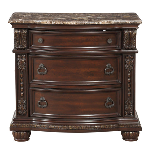 LeGrande Night Stand, Marble Top