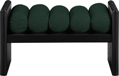 Adam Green Boucle Fabric Bench