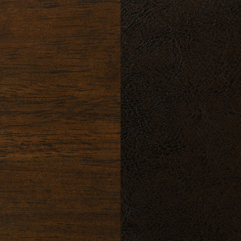 Zabka Wood Counter Height Swivel Bar Chair Dark BrownDark Brown