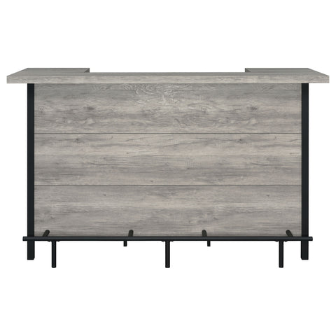 Harris Freestanding Home Bar Wine Cabinet Grey DriftwoodGrey Driftwood
