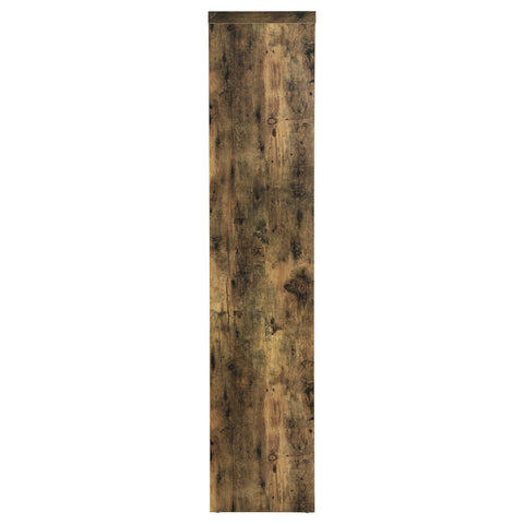 Palomar 5-shelf Home Bar Table Wine Storage Rustic NutmegRustic Nutmeg