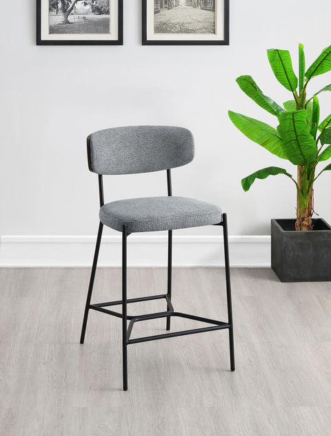 Archie Counter Height Bar Stool Grey (Set of 2)Grey