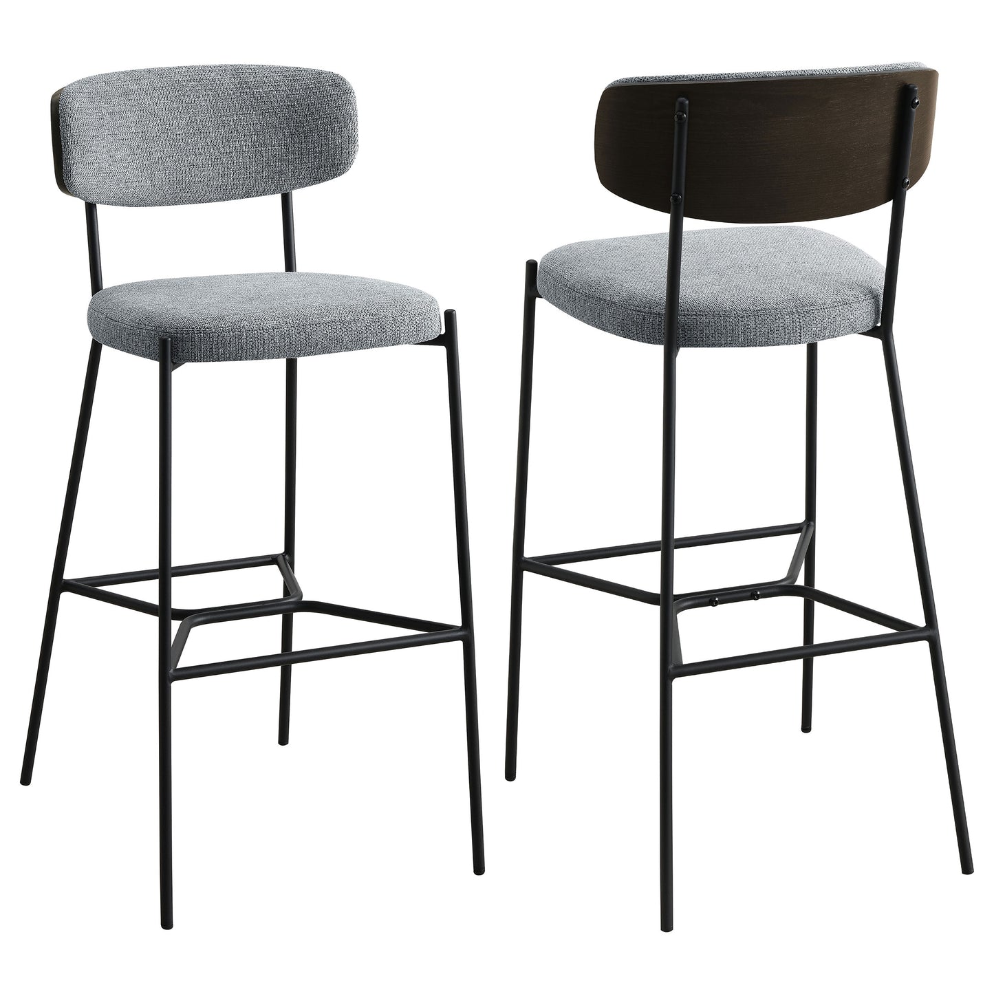 marley pub height bar stool grey