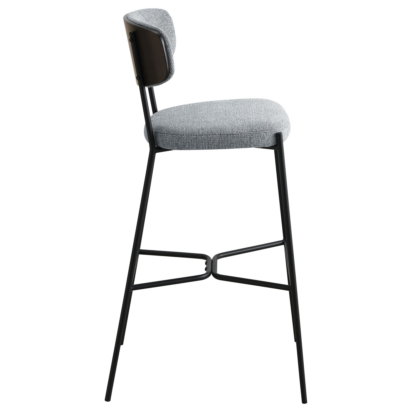 marley pub height bar stool grey