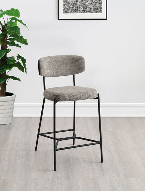Archie Counter Height Bar Stool Light Brown (Set of 2)Light Brown