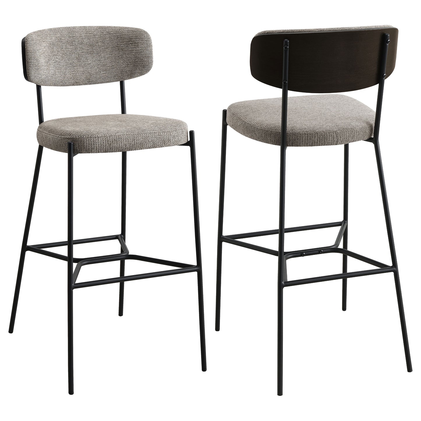 marley pub height bar stool light brown