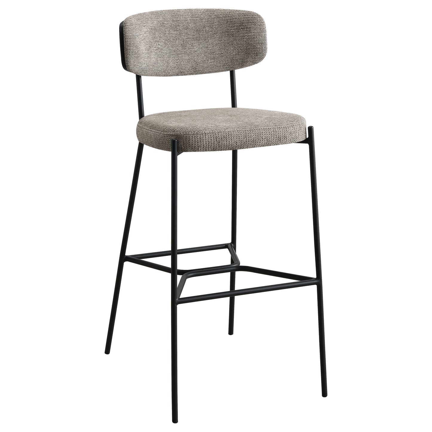 marley pub height bar stool light brown