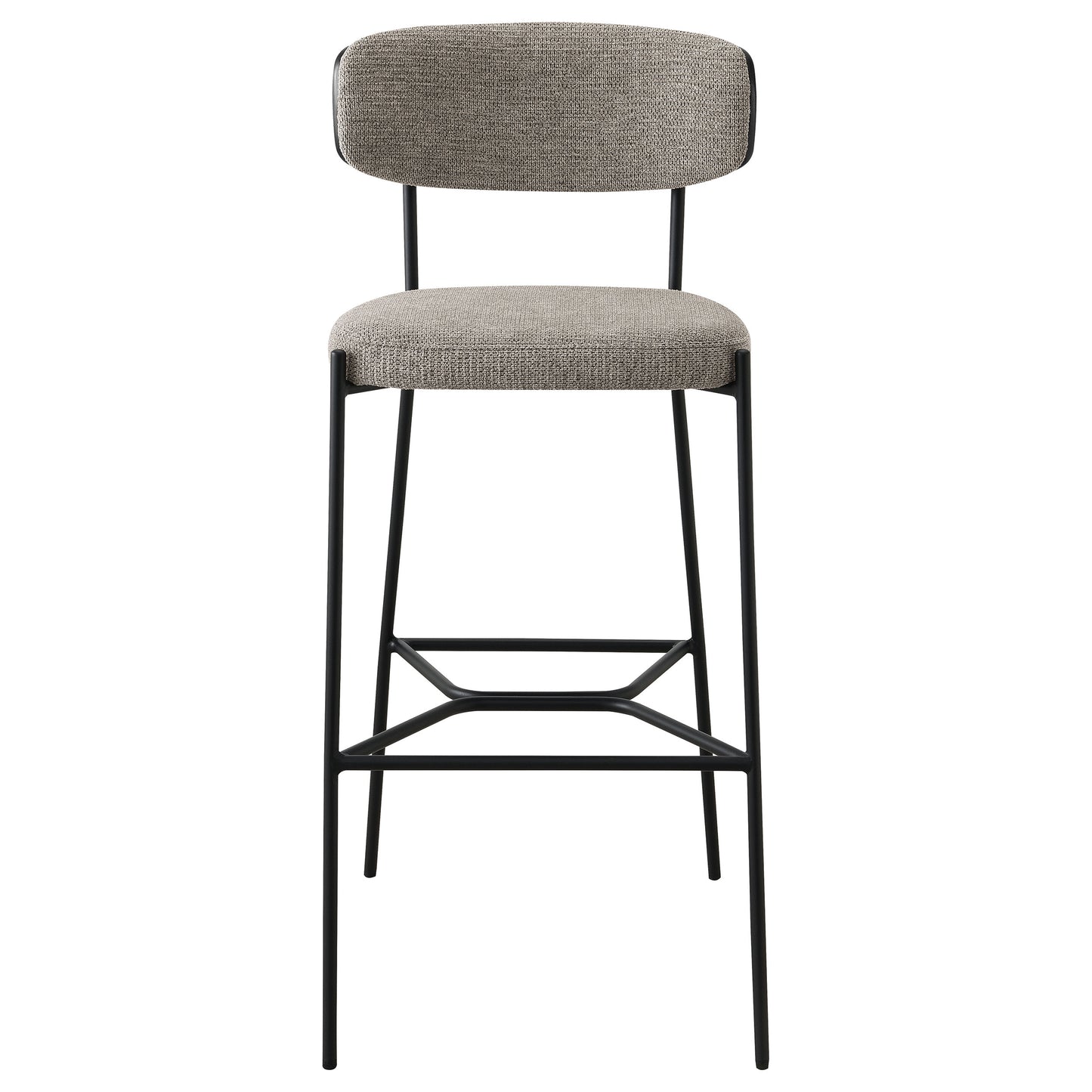 marley pub height bar stool light brown