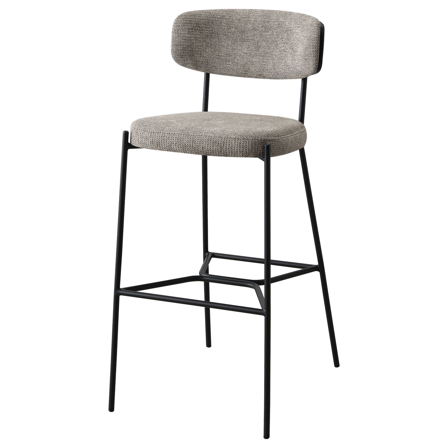 marley pub height bar stool light brown