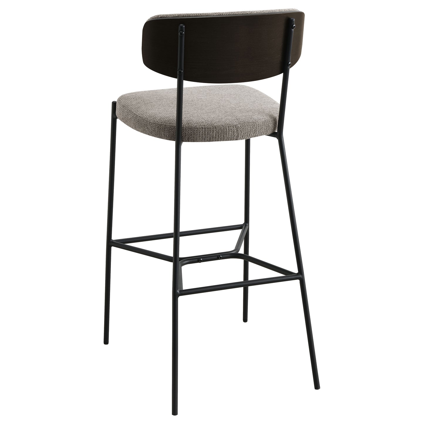 marley pub height bar stool light brown