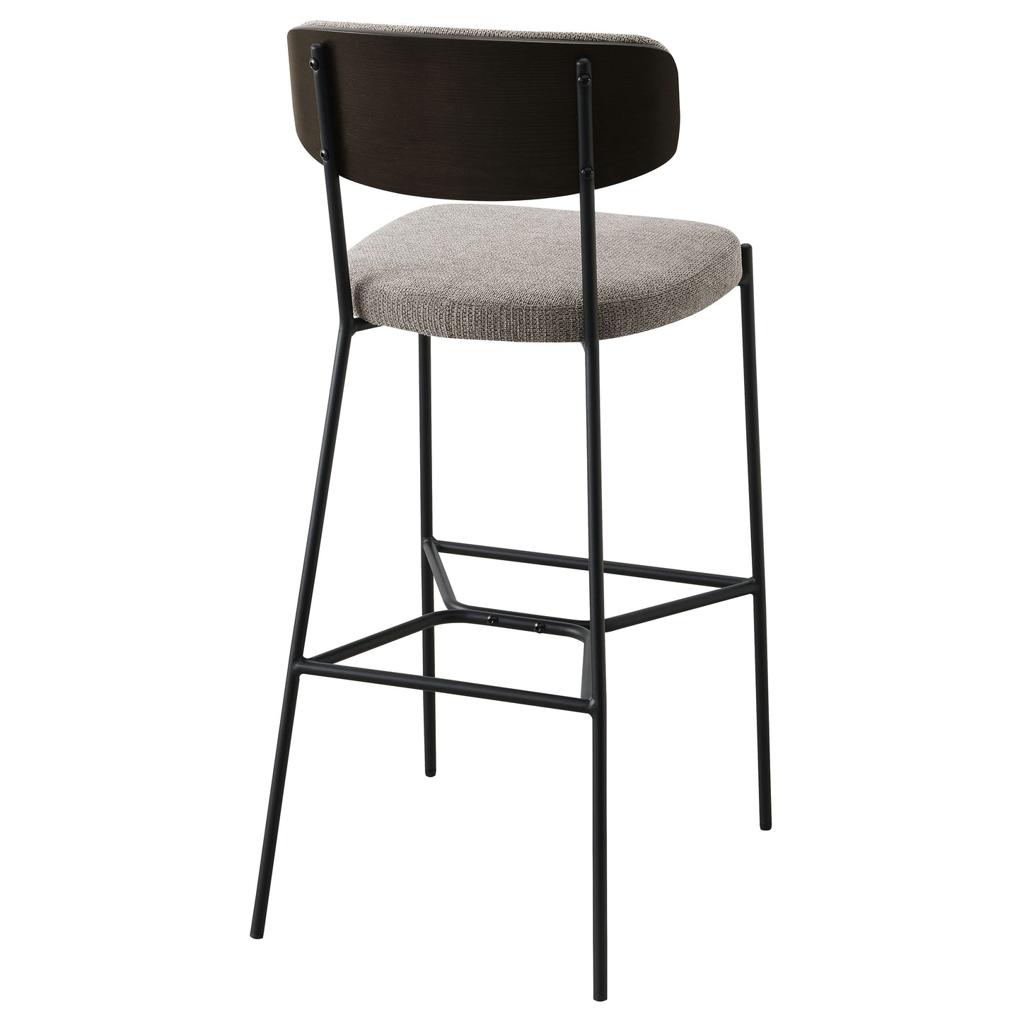 marley pub height bar stool light brown