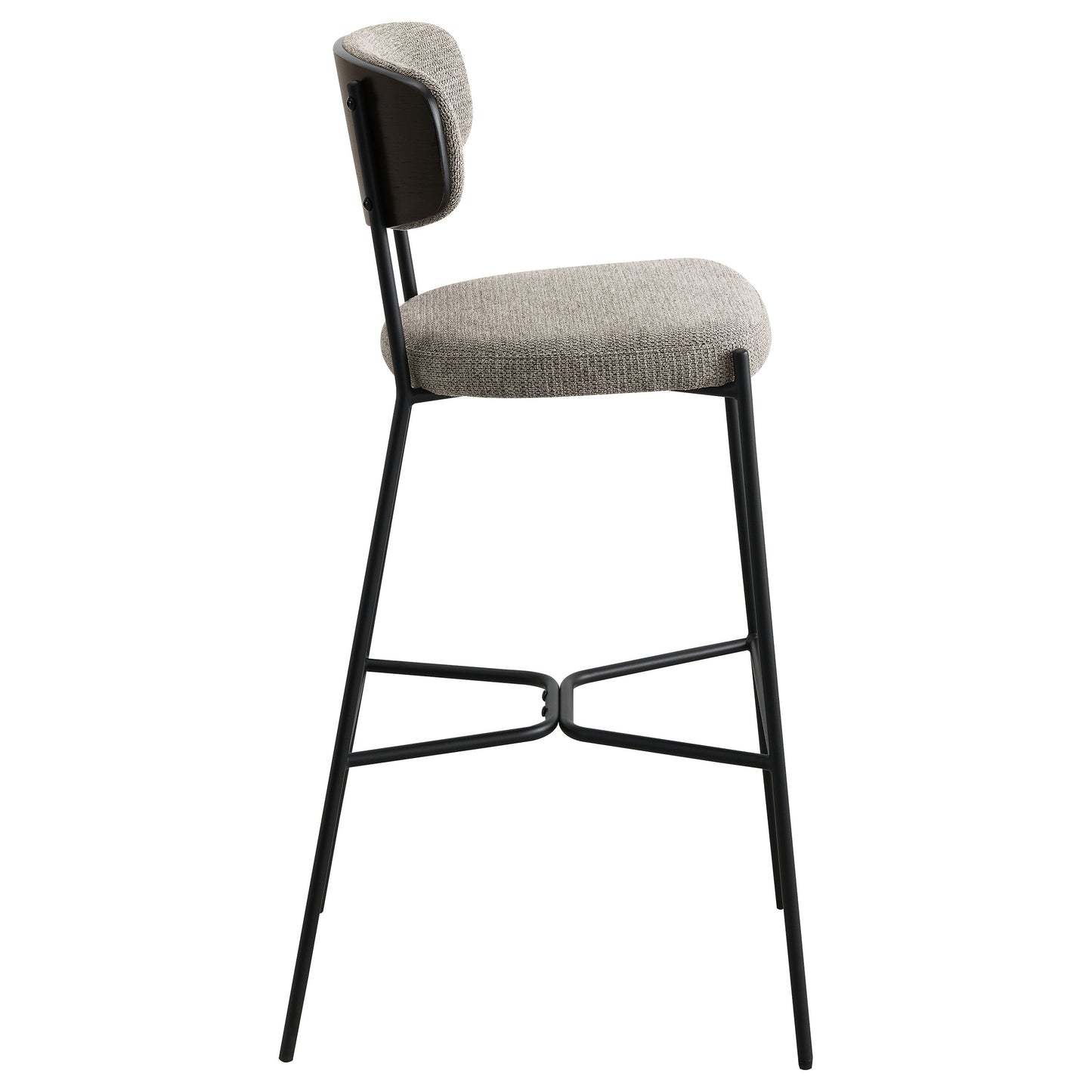 marley pub height bar stool light brown