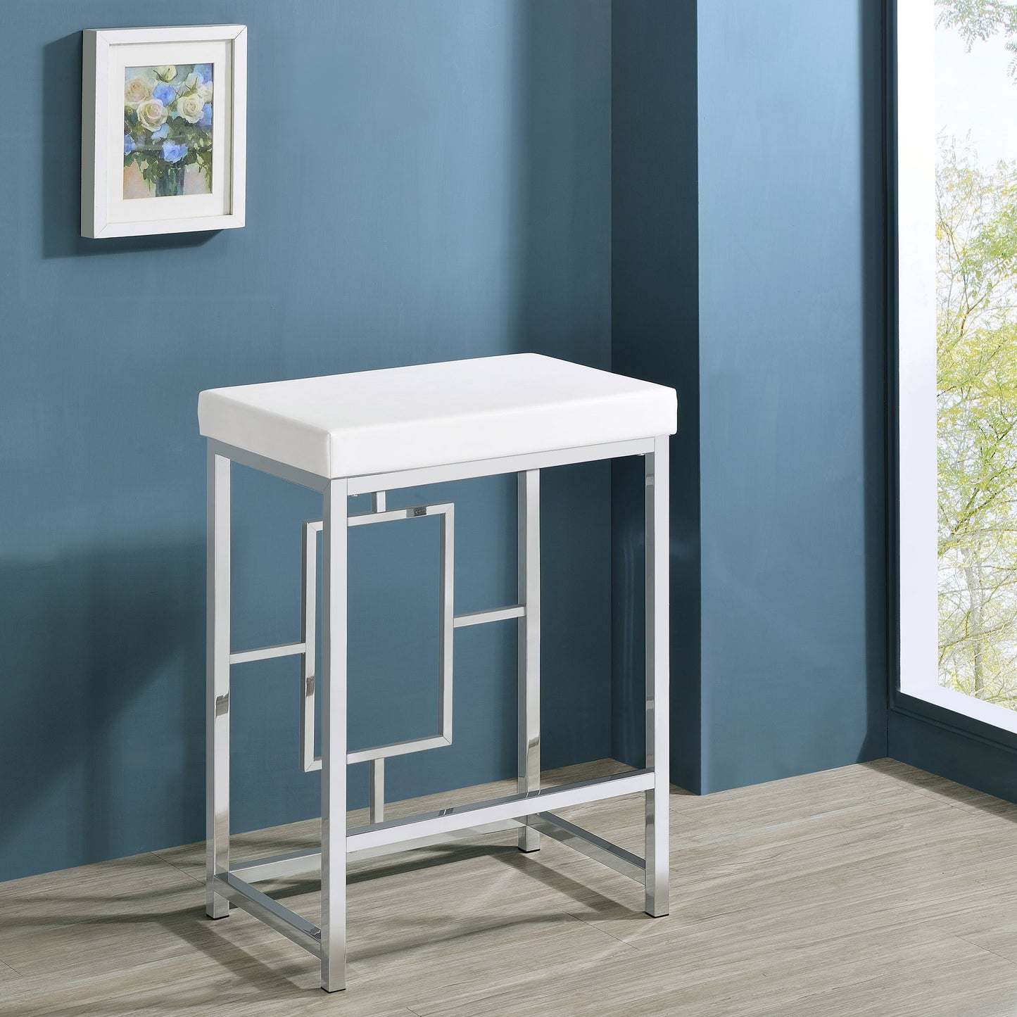 jeremaine 4-piece multipurpose counter height table set white