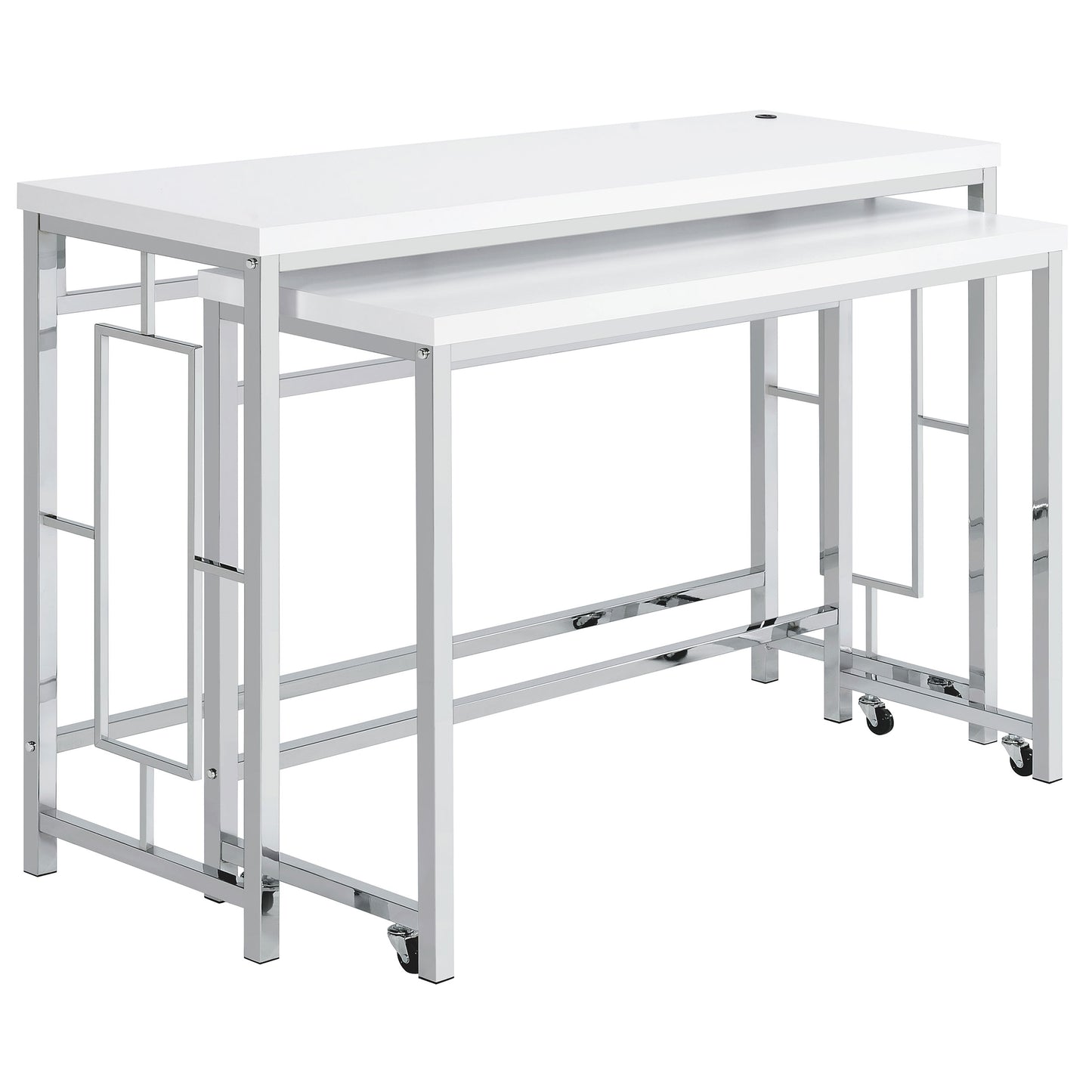 jeremaine 4-piece multipurpose counter height table set white